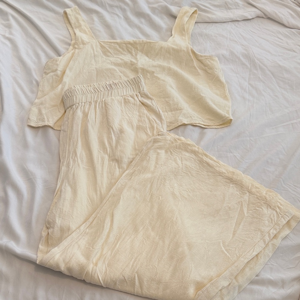 Cream Women's Lounge Set